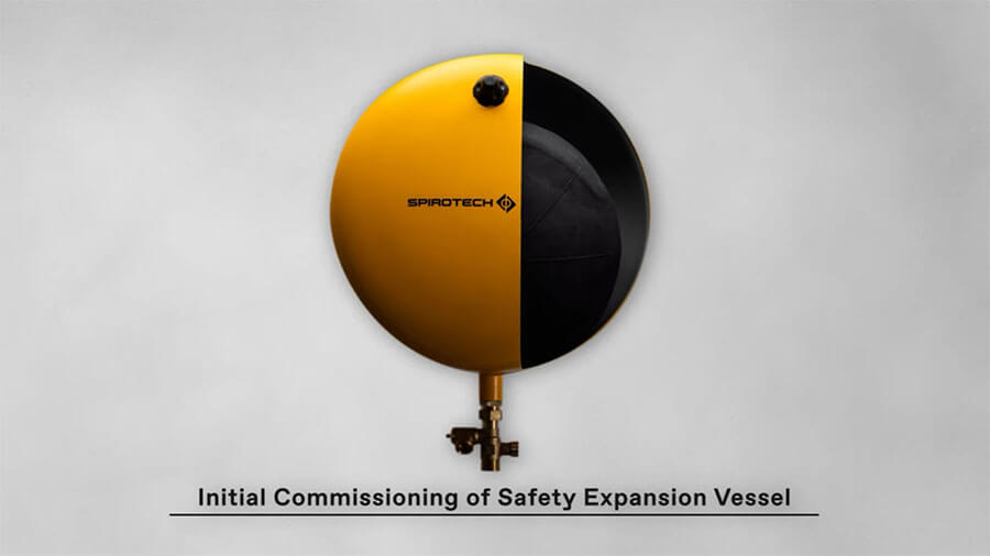 Spirotech : Vidéo d’instructions sur la mise en service du réservoir d’expansion SpiroExpand