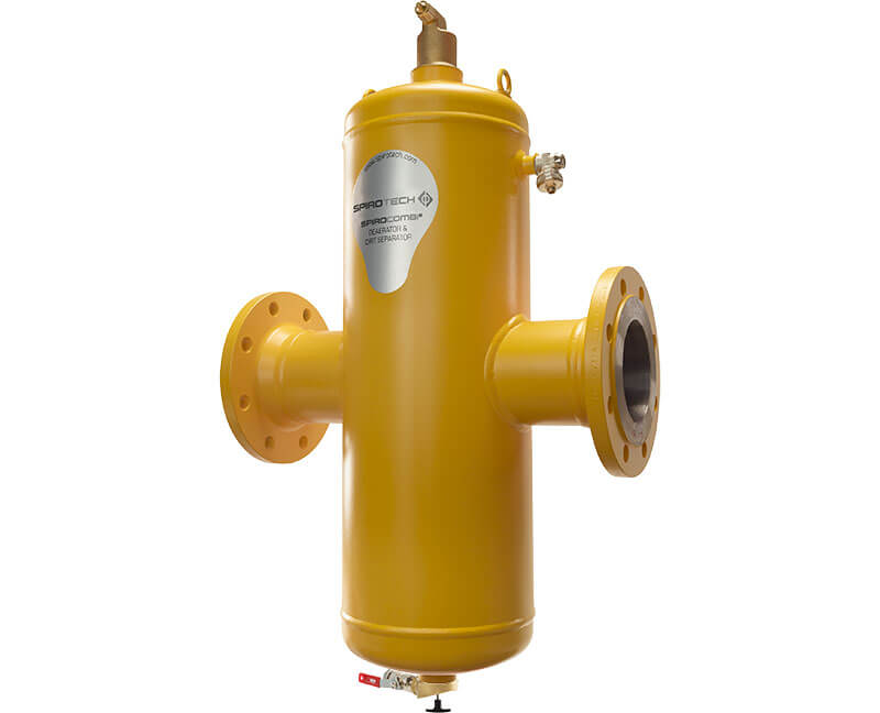 Spirotech Séparateur de saleté SpiroCombi et dégazeur à microbulles pour une utilisation dans les centres de données